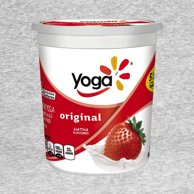 Yum Yum Strawberry Yoga. Hatha Yogurt. by WearenotLinear